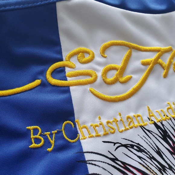 Ed hardy track coat france flag and skull medium - Picture 5 of 8